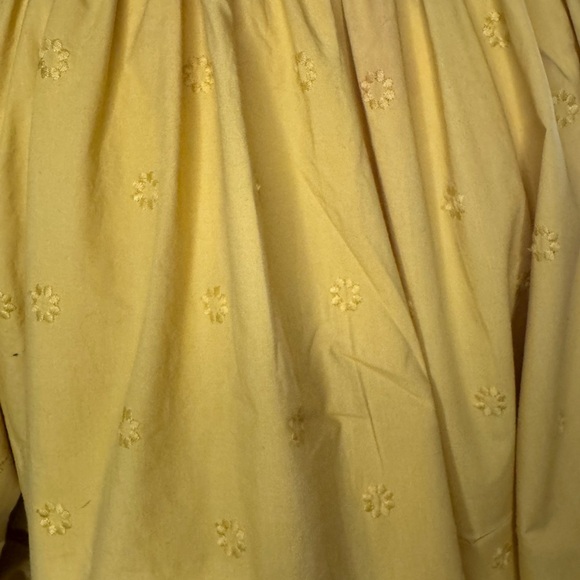 Ulla Johnson Bow Yellow 100% Cotton Ruffle by the  waist Sz 8. - Picture 9 of 11
